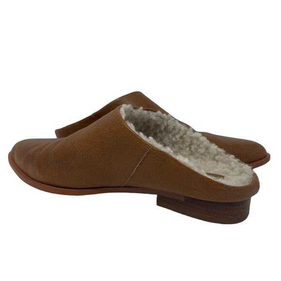 Kelsi Dagger US 9.5 Brooklyn Sail Shearling Lined Mule Tan - Picture 8 of 11